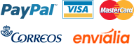 Pago online con PayPal, Visa y Mastercard